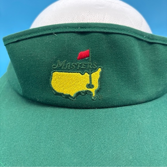 Masters Golf American Needle Adjustable Strap Green Visor ⛳️ - Picture 2 of 7